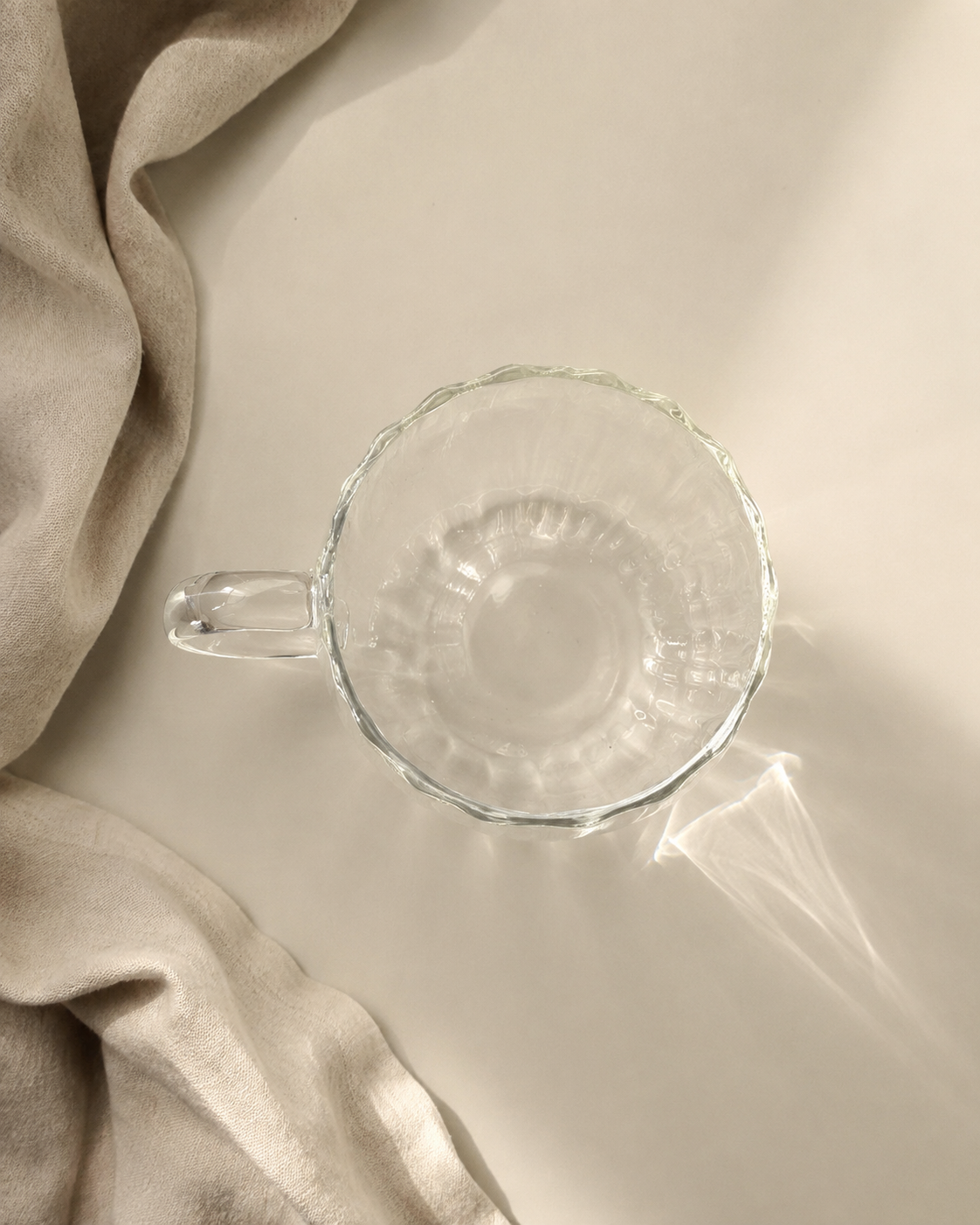 Wavy Glass Mug