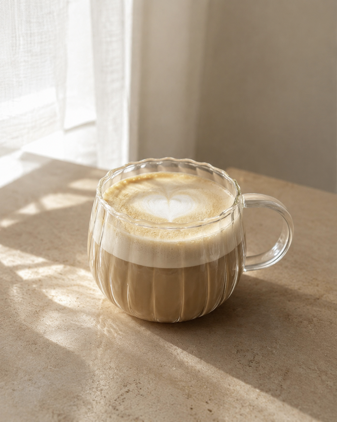 Wavy Glass Mug