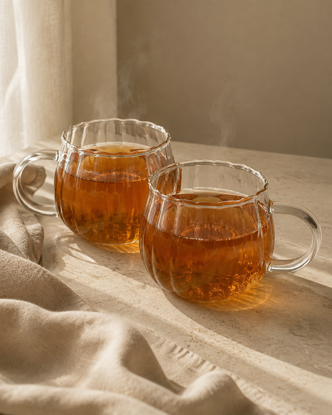Wavy Glass Mug