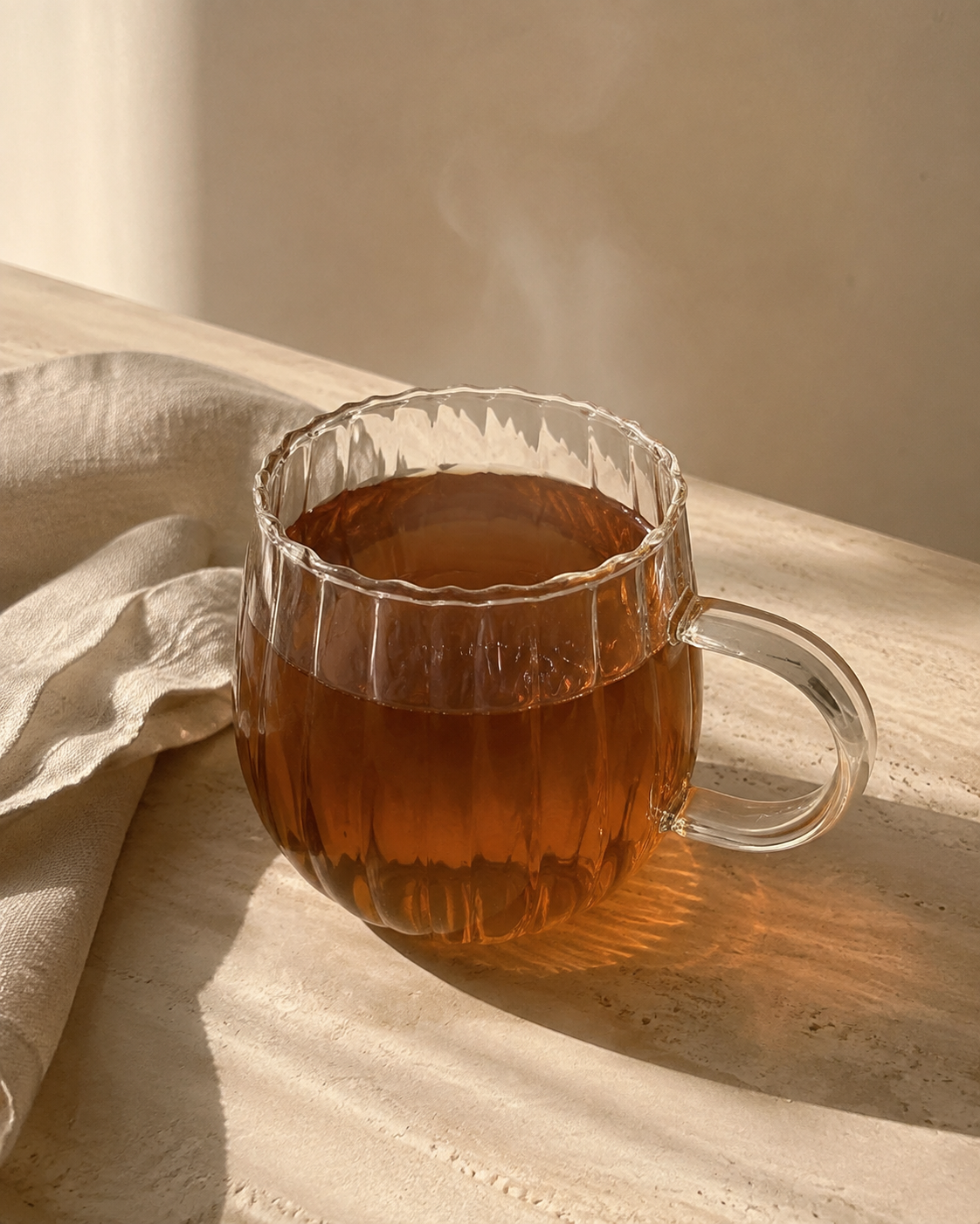 Wavy Glass Mug