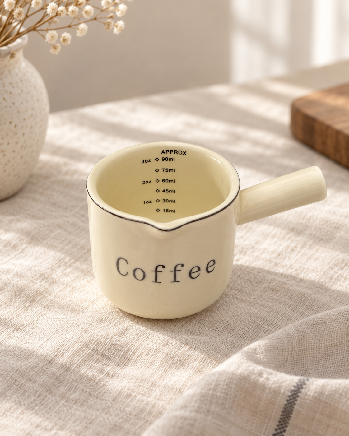 Ceramic Espresso Measuring Cup